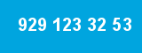929 123 32 53 929 123 32 53
